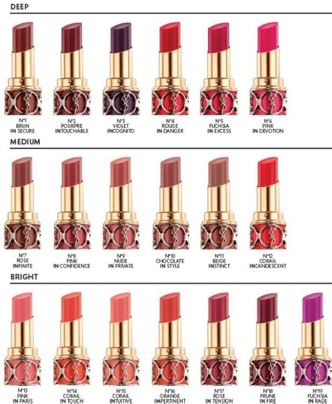 ysl lipstick video|ysl lipstick color chart.